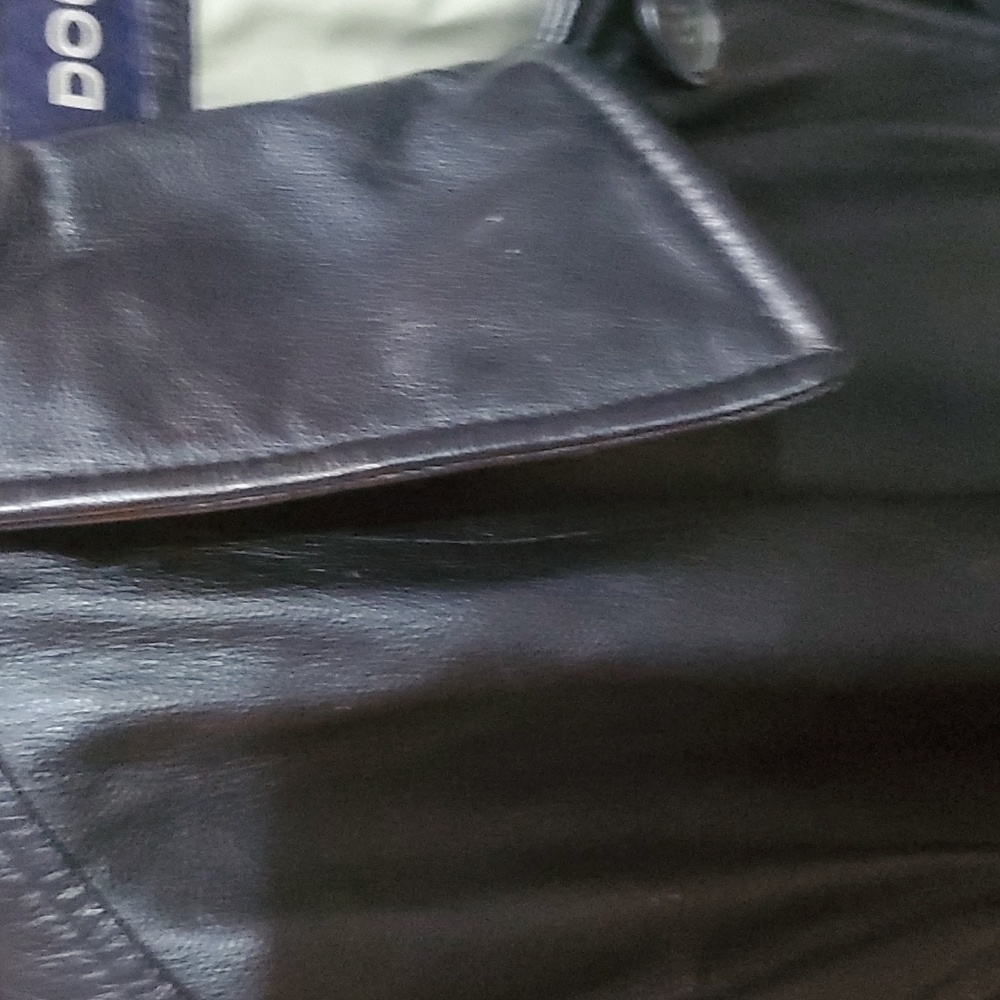 Black leather coat - Men's - Picture 7 of 7